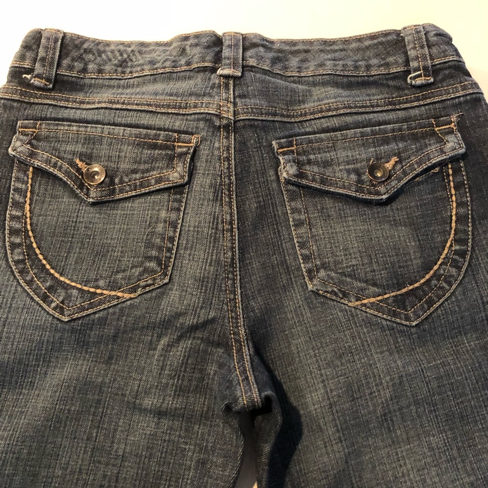Nine West 5 Pocket Dark Wash Black Boot Cut Jeans 🎉🛍Host Pick🛍🎉 - Picture 7 of 8